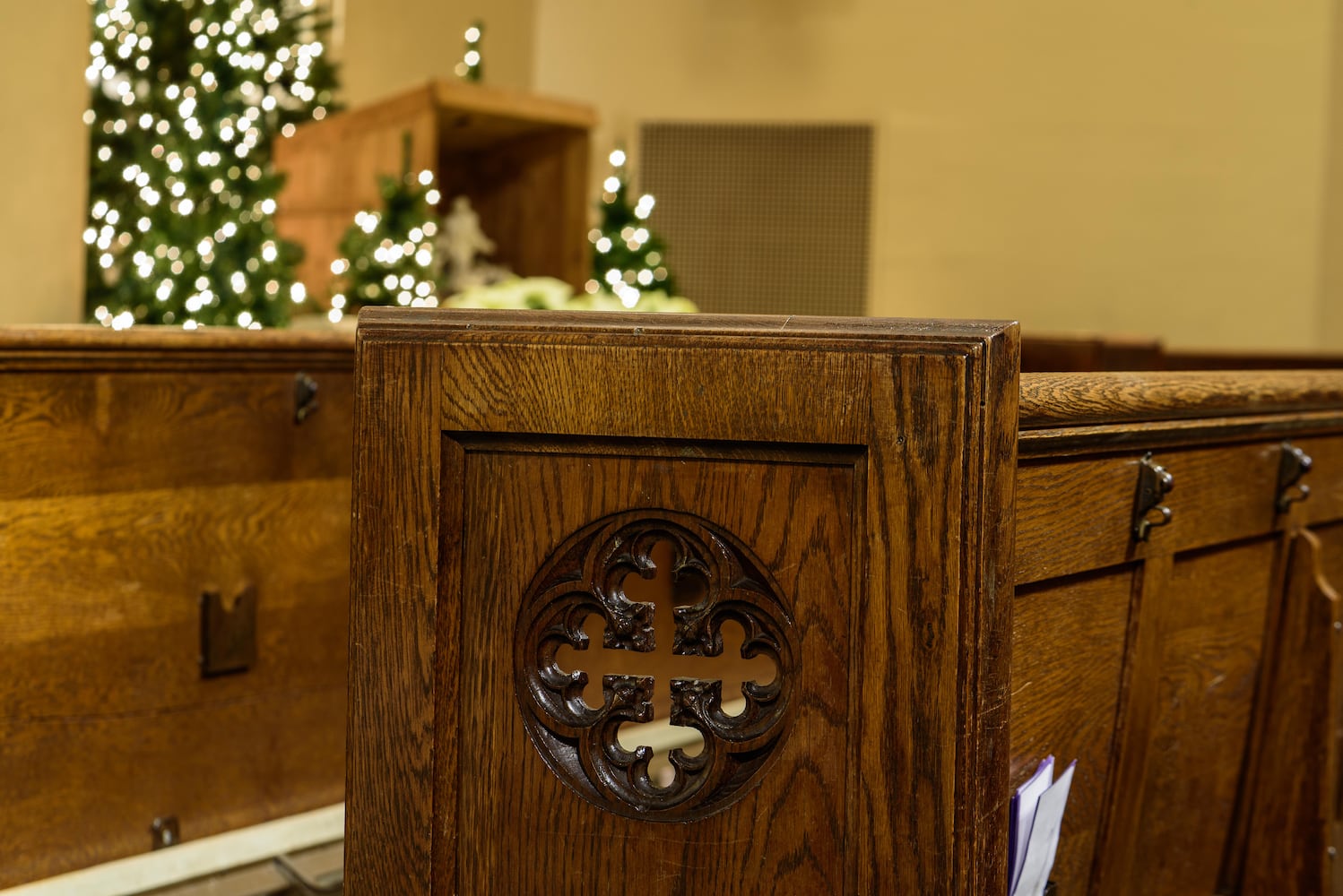 PHOTOS: A look inside Holy Angels Catholic Church decorated for Christmas