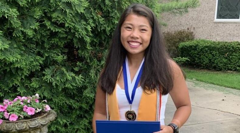 Paige Sullivan, a 2020 Springboro HS grad, will attend the U.S. Air Force Academy in the fall. CONTRIBUTED PHOTO