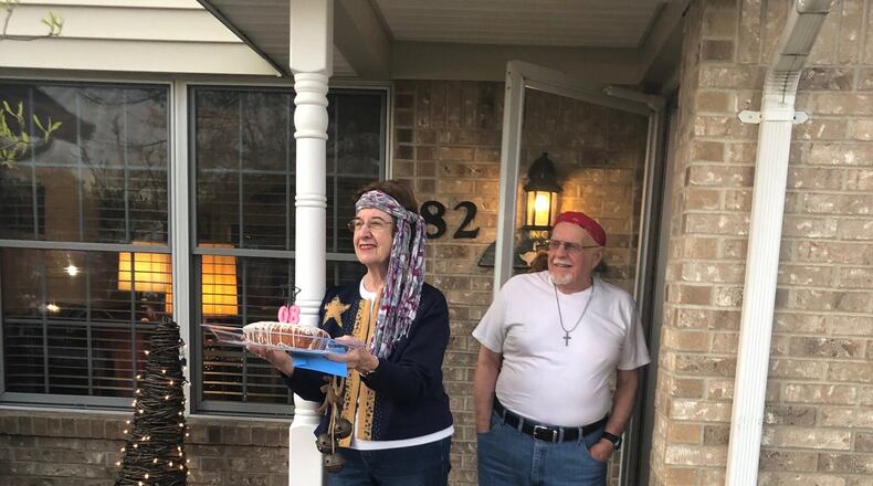 Recently, Virginia Stancliff, “Aunt Ginny” to many, turned 80, so her family decided to make it a joyous occasion involving all of the bells and whistles one can use with social media as well as social distancing. But what the build up to the big day was also chock full of fun as every Friday since people have been quarantined, the Stancliff’s family (from Florida, Kentucky and Ohio)have been playing games on Zoom, with a different theme each week.