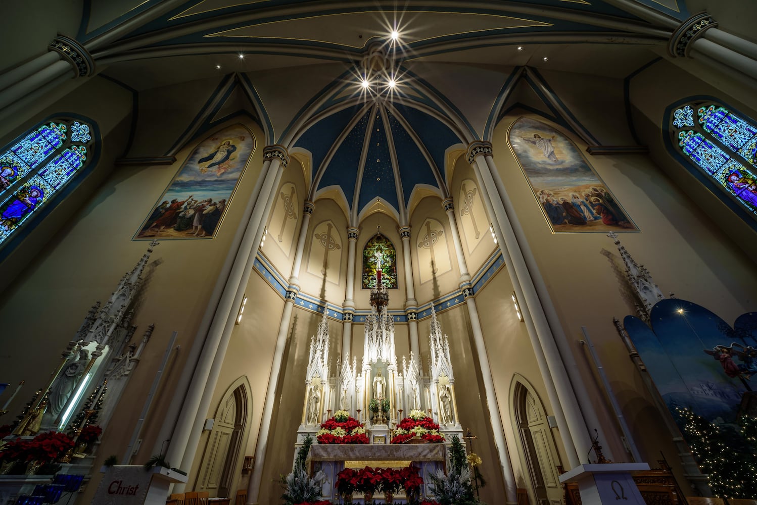 PHOTOS: See the oldest Catholic parish in Dayton decorated for Christmas