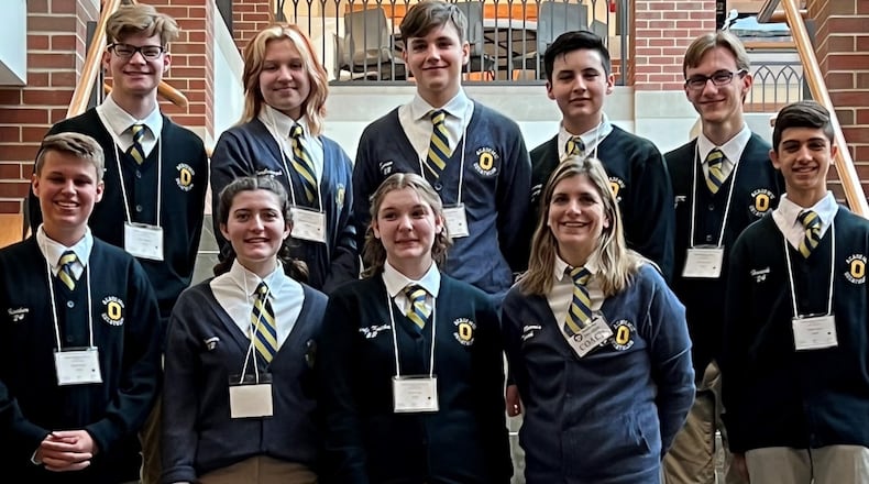 The Oakwood High School academic decathlon team has won nine straight division national titles, records show. CONTRIBUTED