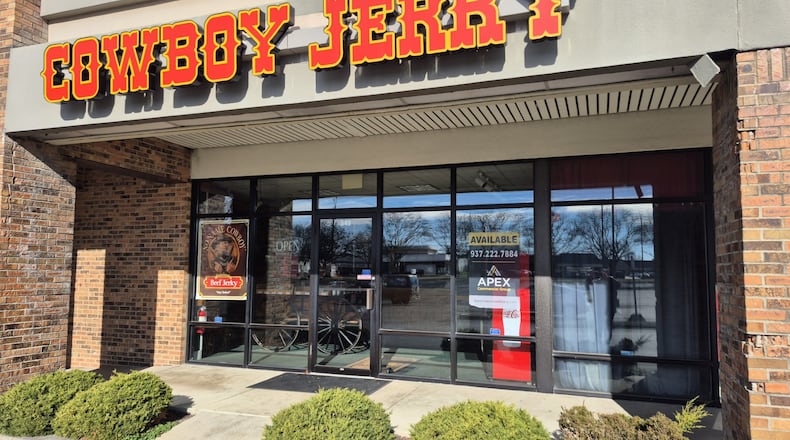 After 15 years in Centerville, No Name Cowboy Jerky Store will close operations on Saturday. MICHAEL KURTZ / STAFF