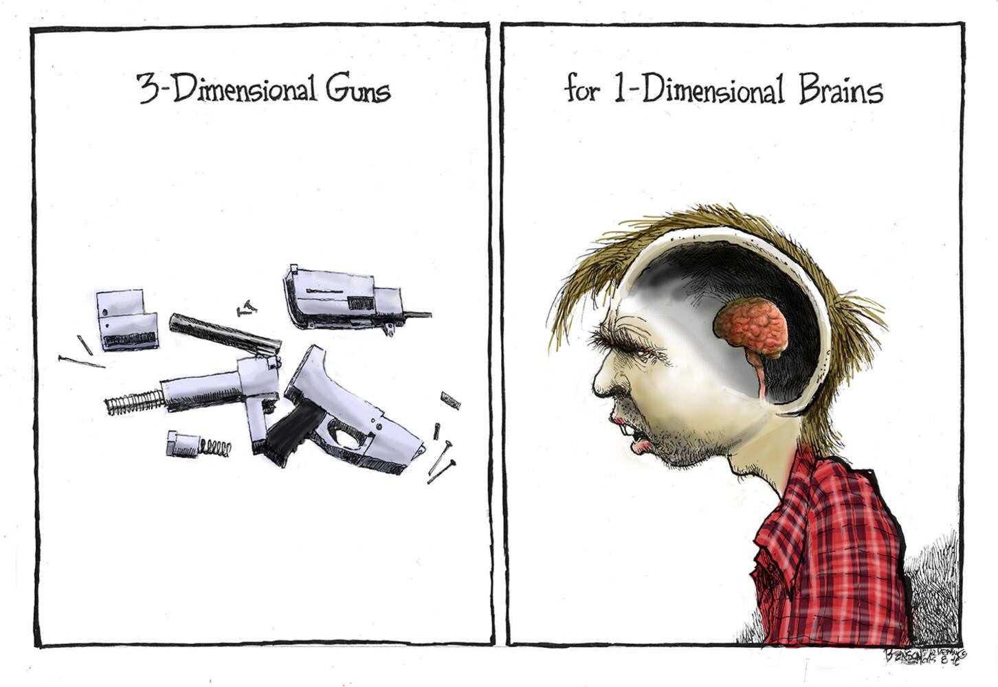 Week in cartoons: 3-D printed guns, the death penalty, and more