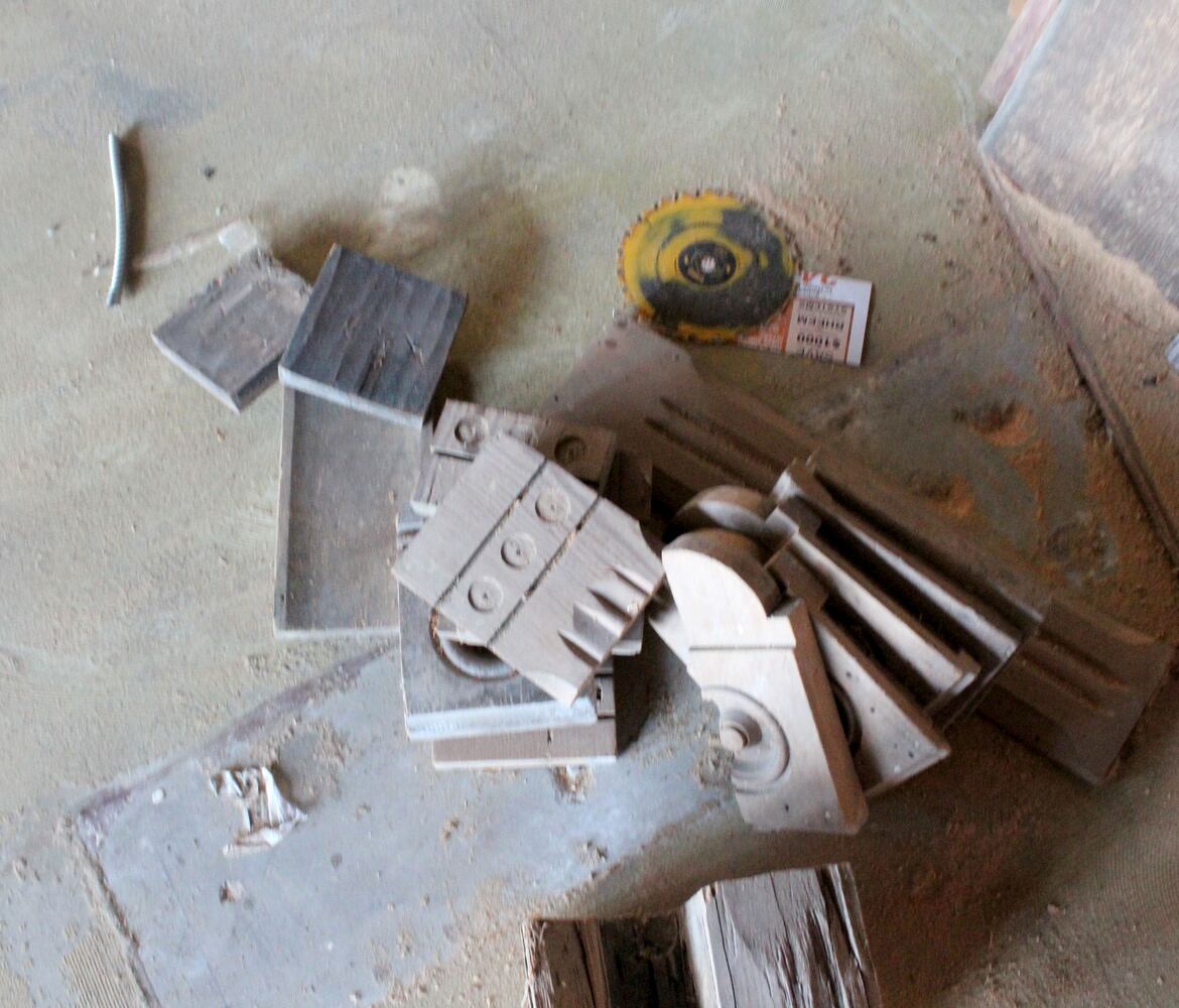 Inside the construction zone at Wandering Griffin