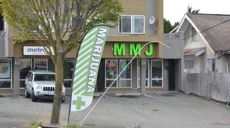 Medical marijuana has been legal in the state of Washington since 1998. In Seattle, medical pot dispensaries are common. JIM OTTE/STAFF PHOTO
