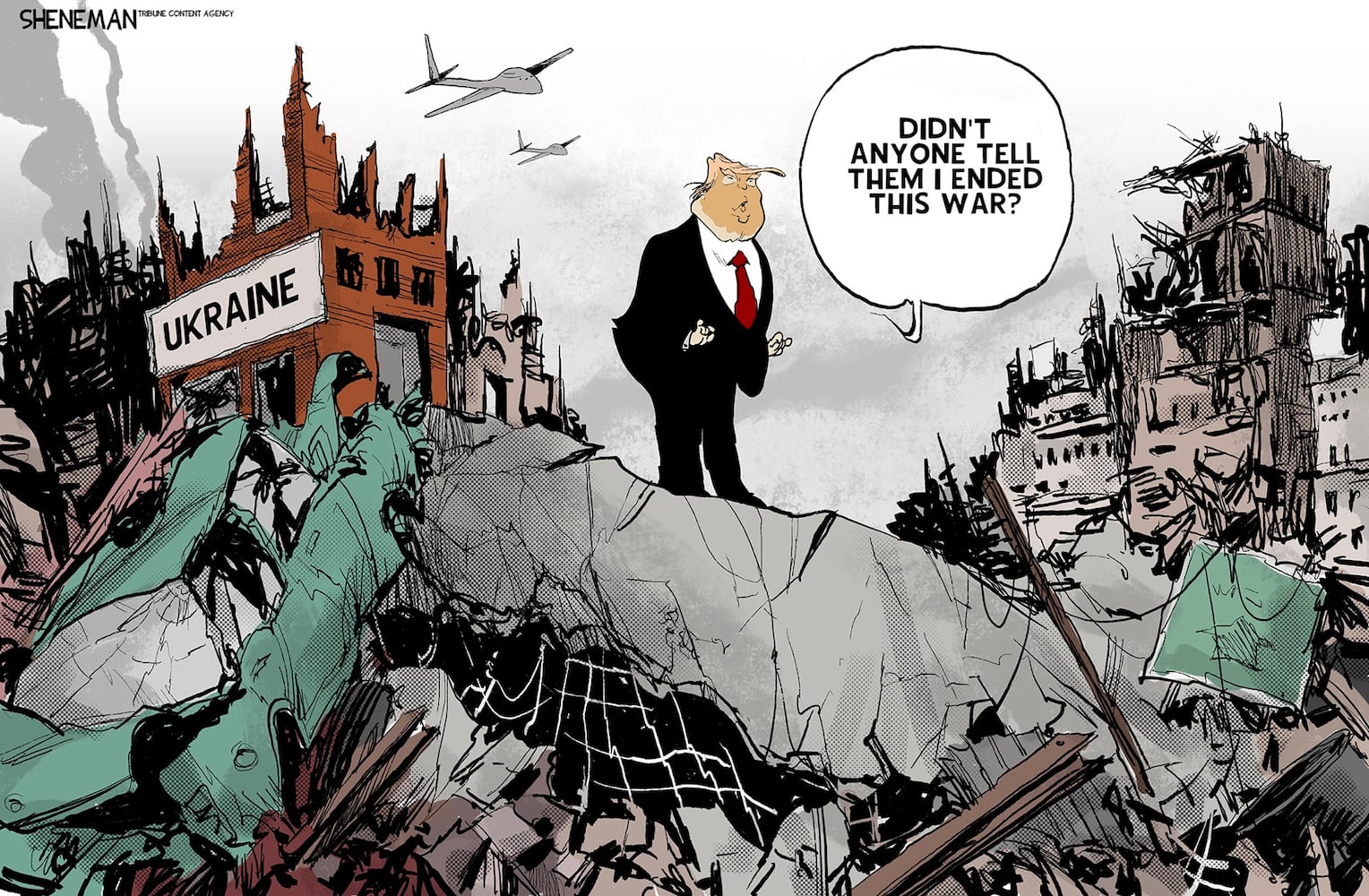 CARTOONS: Drew Sheneman, Sept. 3, 2025