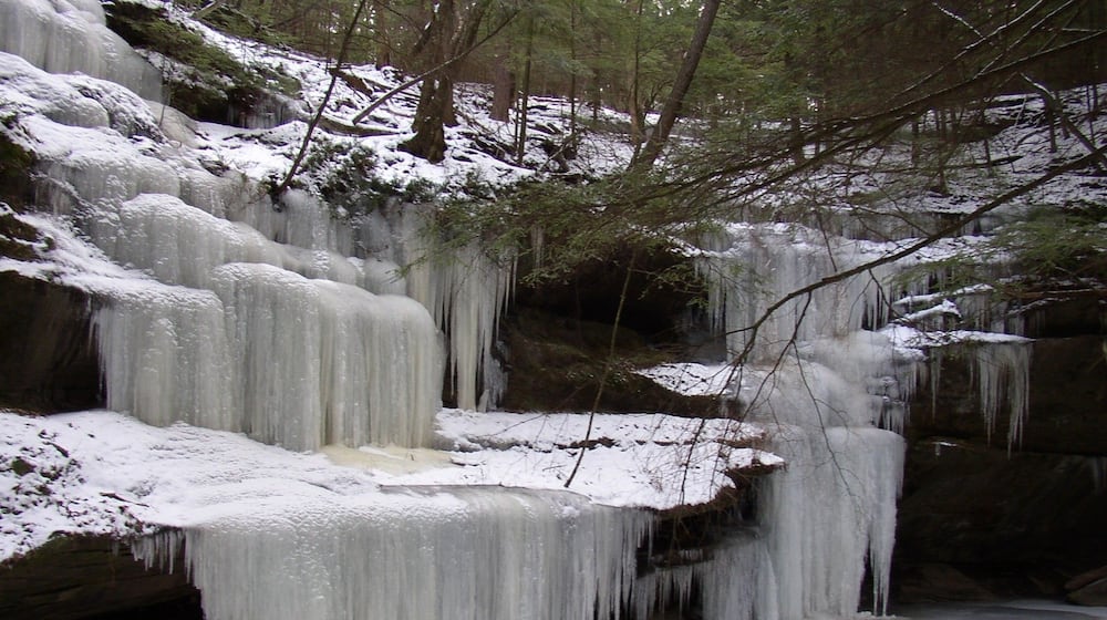 Old Man's Cave trail at Hocking Hills State Park (PHOTO CREDIT: AMY WEIRICK).