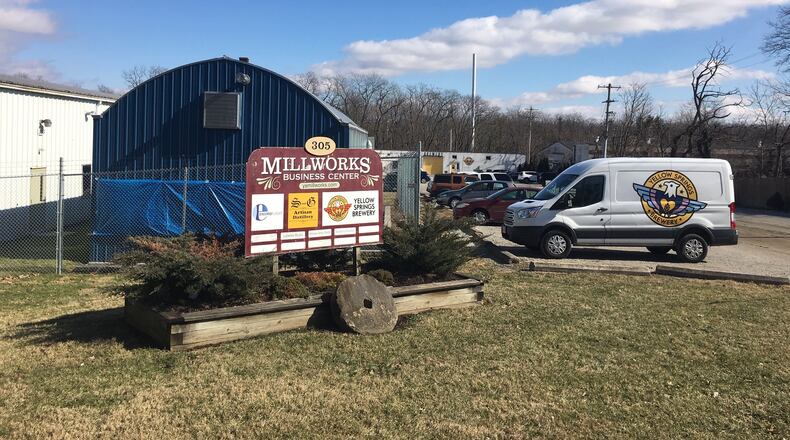The new owners of Millworks in Yellow Springs have submitted plans to the village to transform the business park to include artist lofts, a hostel and a children’s science museum. (RICHARD WILSON/STAFF)