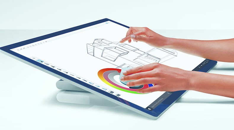 The Surface Studio 2 desktop has new pixel technology to make the screen brighter and graphics technology to boost its speed. (Microsoft)