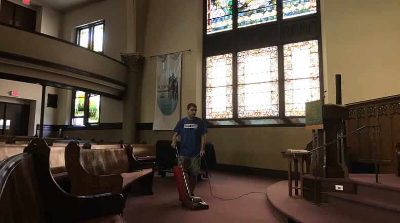 Mike Miletello is a 20-year old camper from Bellbrook High School, who will be working at Miami Valley Hospital South next year with Project SEARCH. He said that ‘Boot Camp’ has taught him how to be a hard worker.