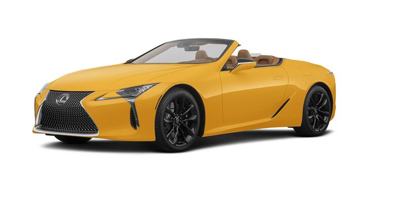 2021 Lexus LC500 Convertible. Metro News Service photo