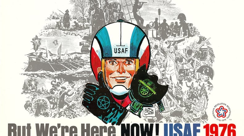 A temporary exhibit featuring posters from World War I, World War II and the Cold War will be on display at the National Museum of the U.S. Air Force from Nov. 22 through May 2020. (Contributed photo)