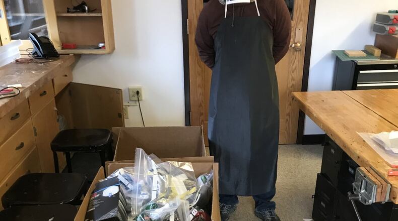 Oakwood students and staff are working with a local group who’s reached out to those with 3-D printers to help make Personal Protection Equipment (PPE) to help hospitals and medical personnel combat the coronavirus. There are now about eight people including teachers and students on board with the 3-D printing project and they are hoping to produce about 50 to 80 face shields a day.