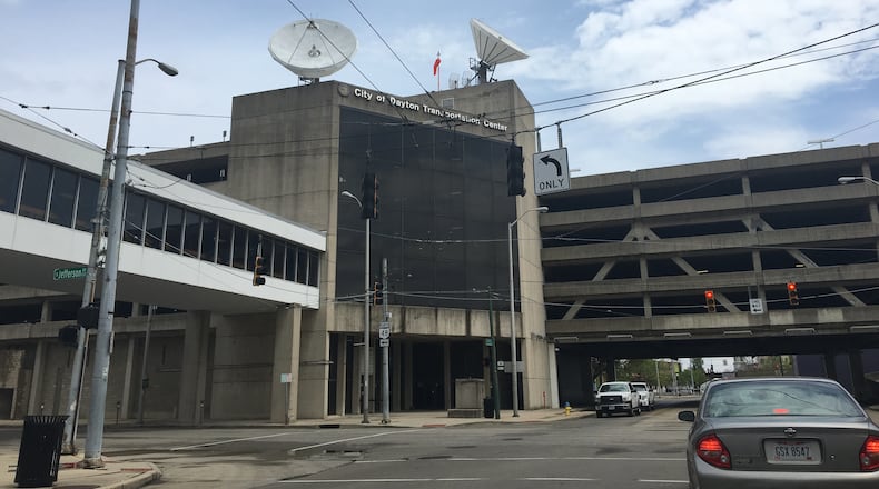 Dayton wants more people parking in its Transportation Center garage on the evening and weekend hours. STAFF