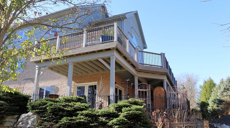 This brick-and-cedar condominium has about 5,382 square feet of living space, including a fully finished walk-out lower level. Contributed photos by Kathy Tyler