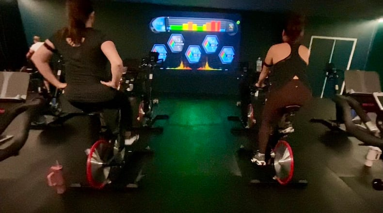 Cycling classes at Row Cycle Fitness offer real-time personalized data - CONTRIBUTED