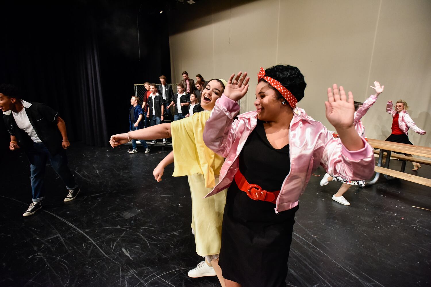 Madison students rehearse for upcoming "Grease" musical