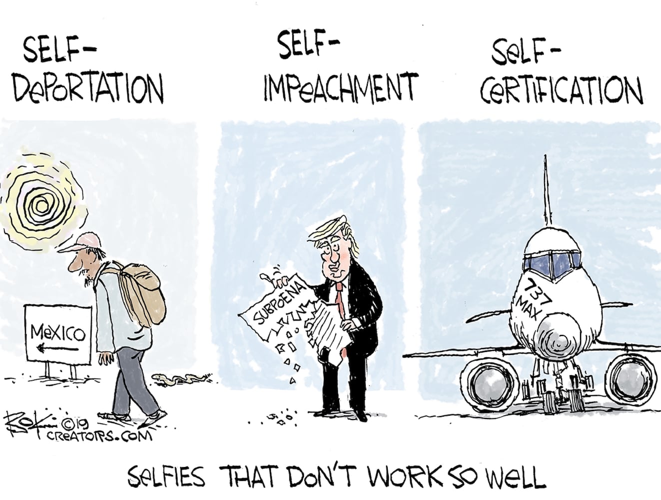 Week in cartoons: Abortion restrictions, trade wars and more