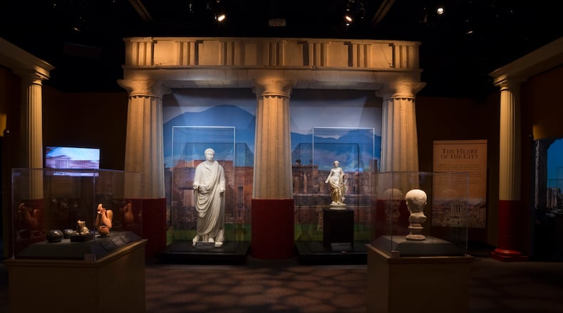 On loan from the National Archaeological Museum of Naples in Italy, the traveling exhibit "Pompeii" will be on display through July 28 at the Cincinnati Museum Center. CONTRIBUTED