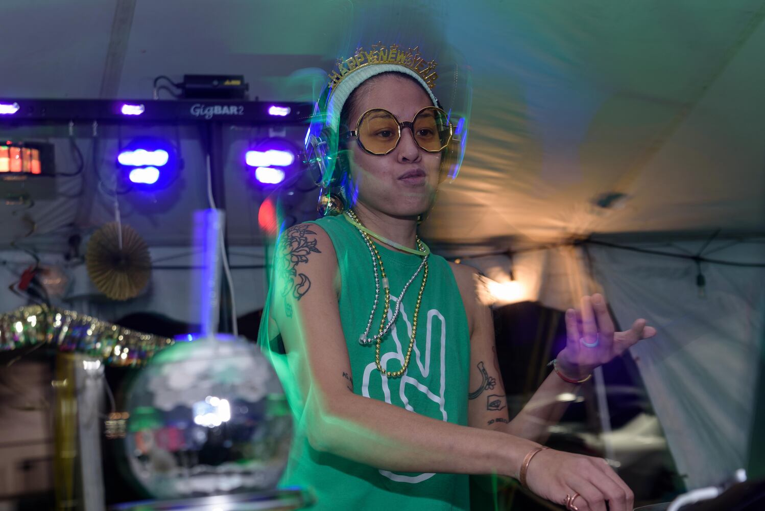 PHOTOS: Did we spot you at Dayton's New Year's Eve Ball Drop and Silent Disco at Yellow Cab Tavern?