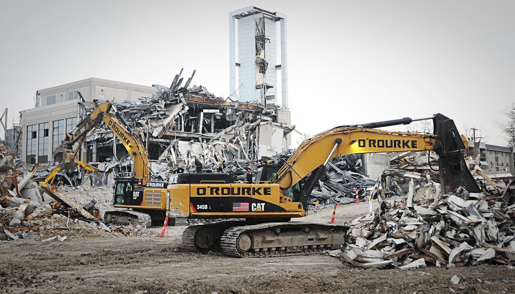 PHOTOS: Demolition of Good Samaritan Hospital continues