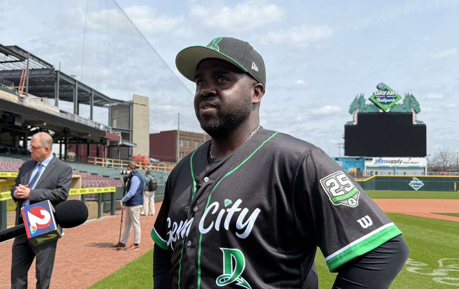 Day Air Ball Park on Dayton Dragons media day: Manager Vince Harrison Jr.