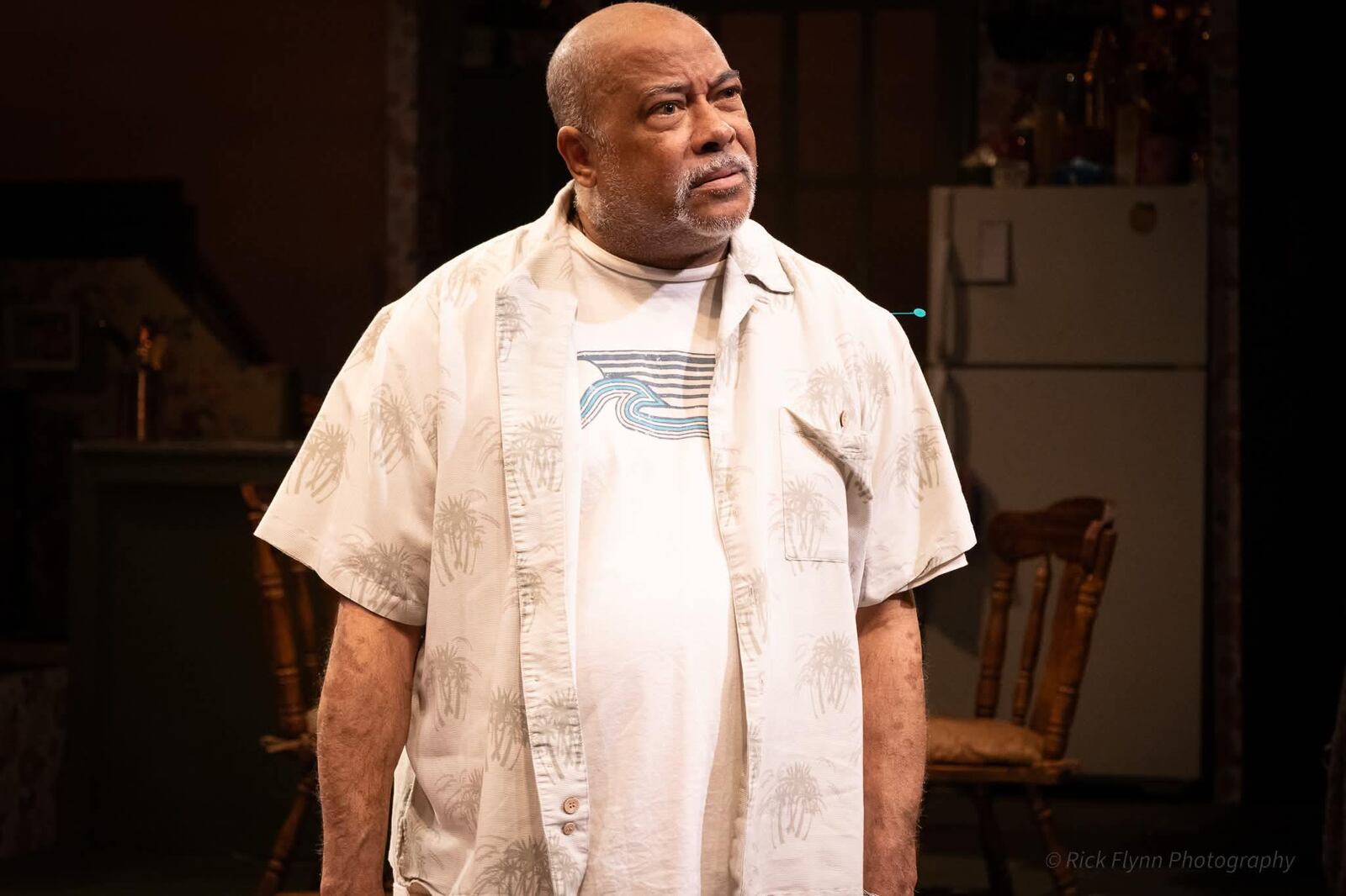 Franklin Johnson, the 2025 Dayton Theatre Hall of Fame inductee, as Pops in the 2025 Dayton Theatre Guild production of "Between Riverside and Crazy." Photo by Rick Flynn Photography