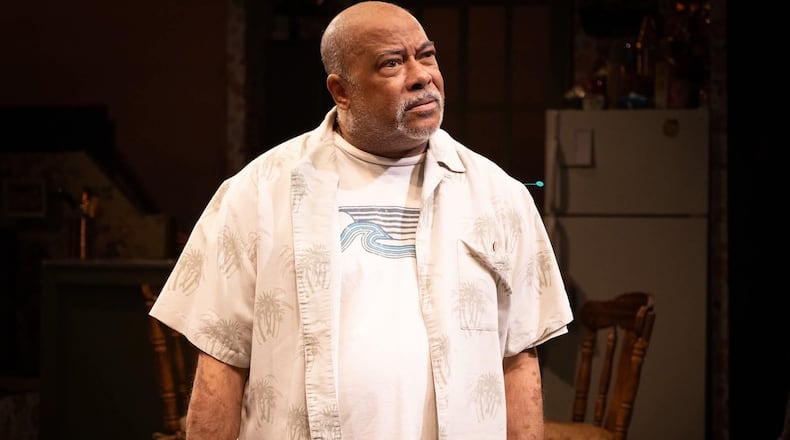 Franklin Johnson, the 2025 Dayton Theatre Hall of Fame inductee, as Pops in the 2025 Dayton Theatre Guild production of "Between Riverside and Crazy." Photo by Rick Flynn Photography