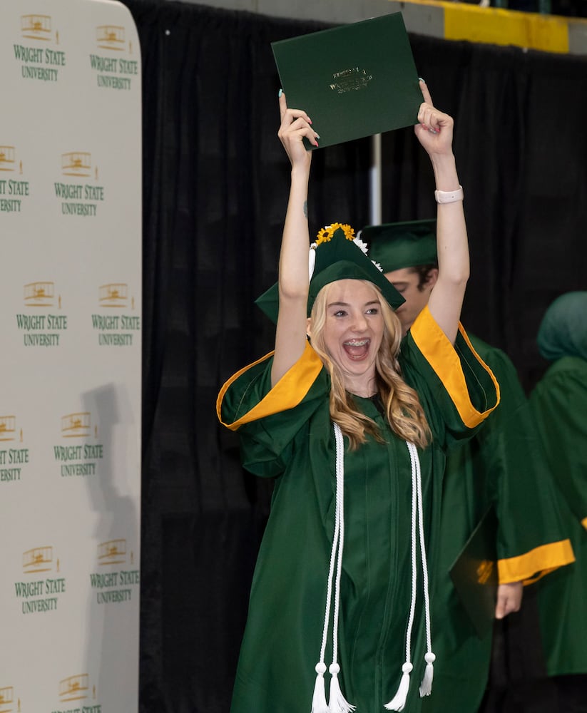 Wright State University's 2025 spring commencement