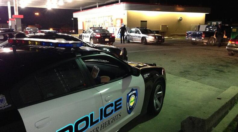 Huber Heights police respond to a scene. FILE