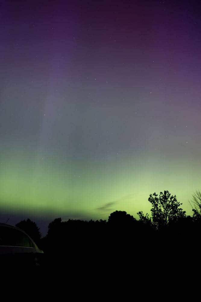 Northern lights seen from Madison Twp., Butler County