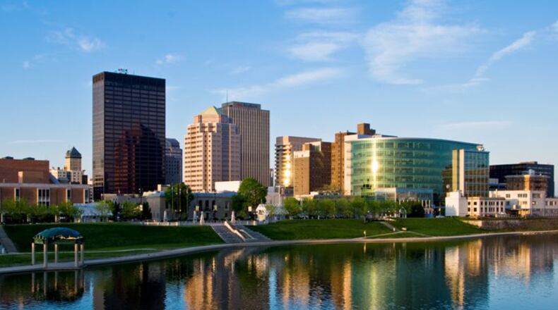 Dayton Ohio skyline