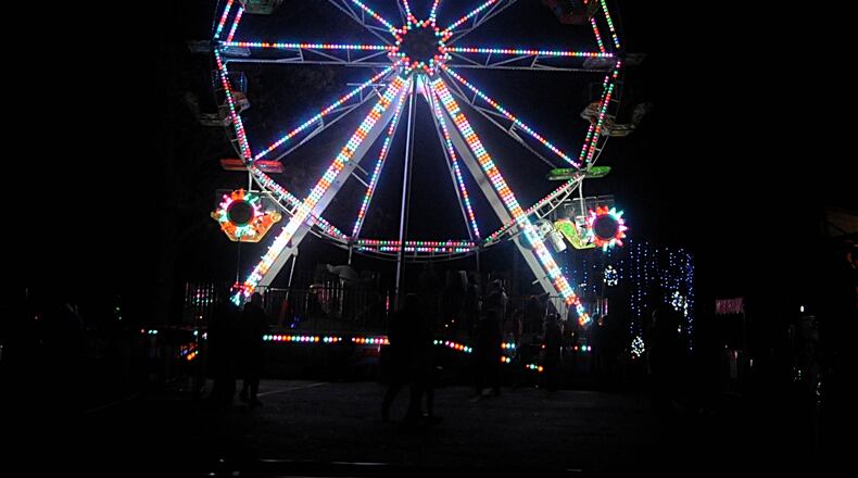 Woodland Lights, a walk-through Christmas lights display near Centerville, Ohio, is now open for the 2019 season. Here is who we spotted there opening night. DAVID MOODIE/CONTRIBUTED