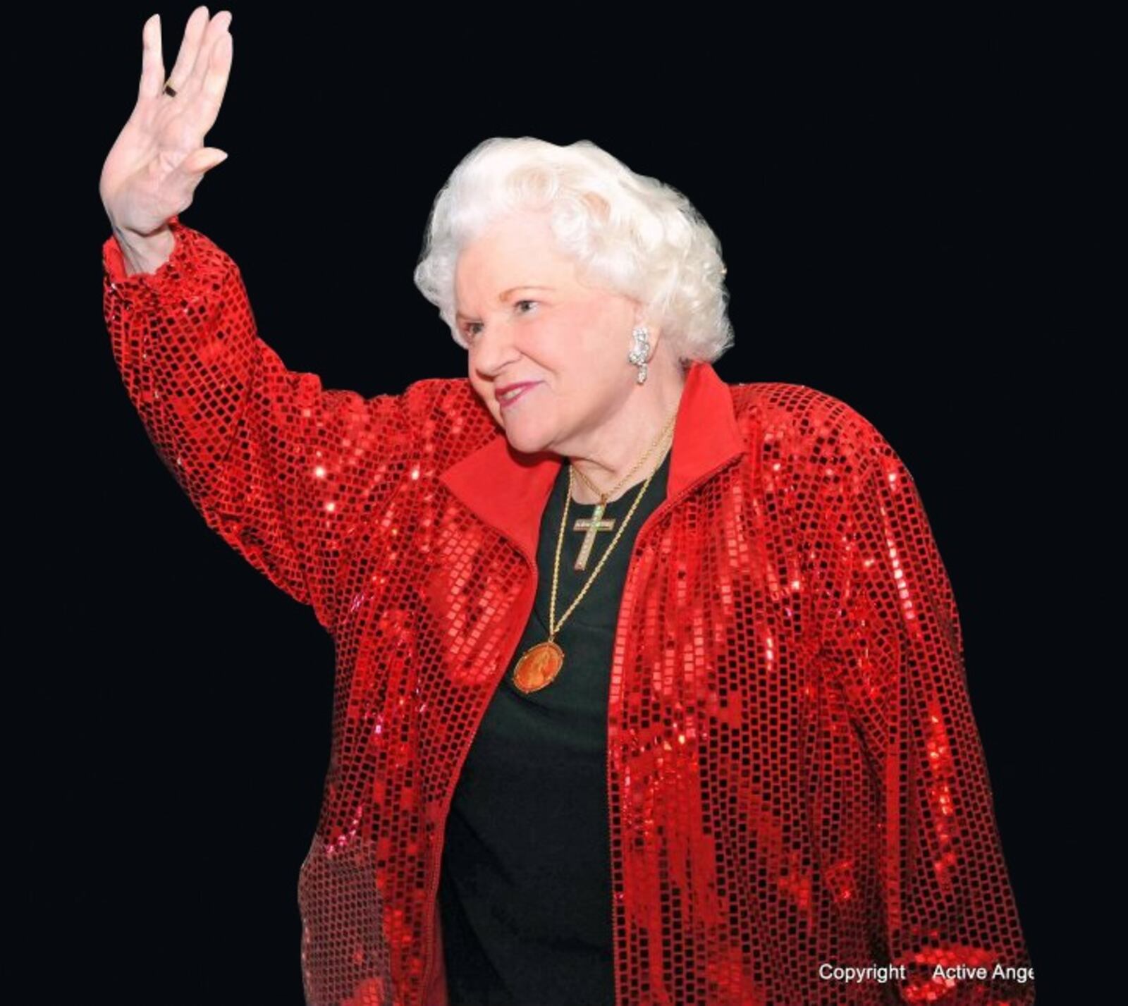 2012 photo of Betty Greenwood at her 90th anniversary birthday. (contributed to Active Angels, the ministry she co-founded)