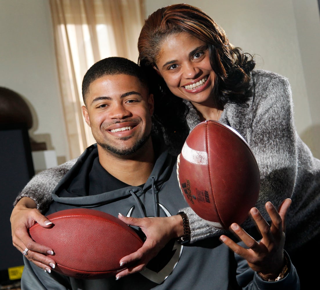 Area players and OSU Buckeyes in the Super Bowl