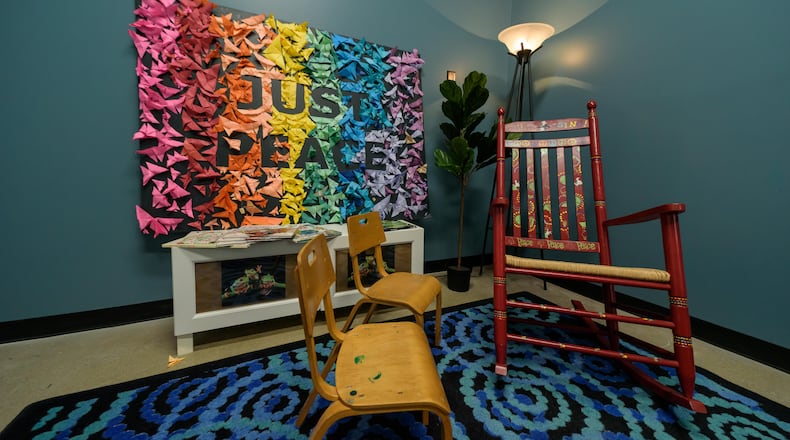 The International Peace Museum celebrated its grand reopening on Thursday, June 2, 2022 after moving from the Isaac Pollack House at 208 W. Monument Ave. TOM GILLIAM / CONTRIBUTING PHOTOGRAPHER