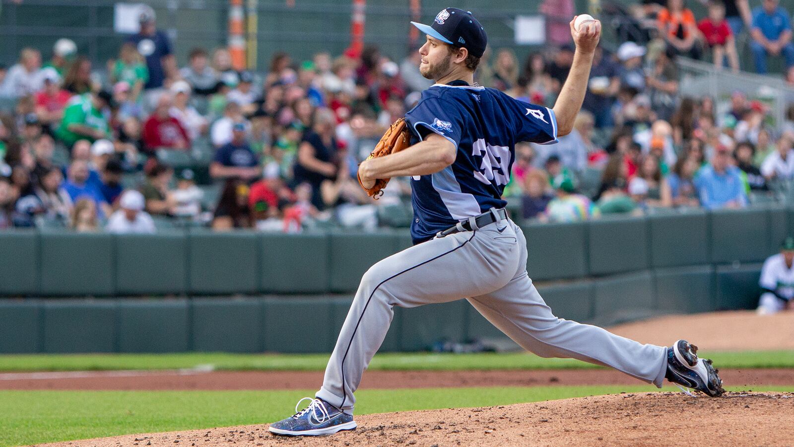 Former Dayton pitcher Kenny Serwa started for West Michigan Wednesday night at Day Air Ballpark. Serwa allowed three runs on two hits and two walks in 1 2/3 innings. Jeff Gilbert/CONTRIBUTED