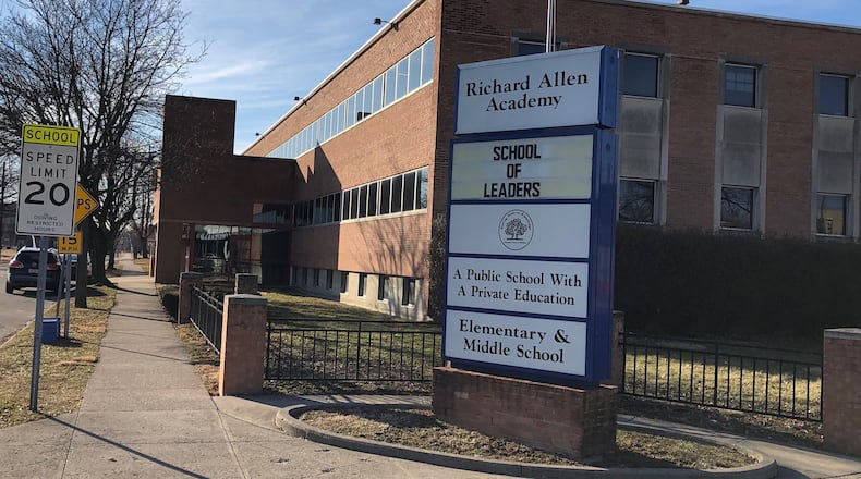 The Richard Allen Academy school building at 184 Salem Ave.