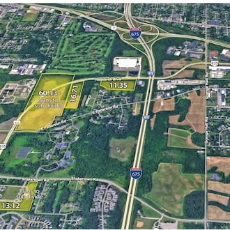 Industrial Commercial Properties says it now controls the remaining developable land in the Kettering-Beavercreek Miami Valley Research Park. ICP map.