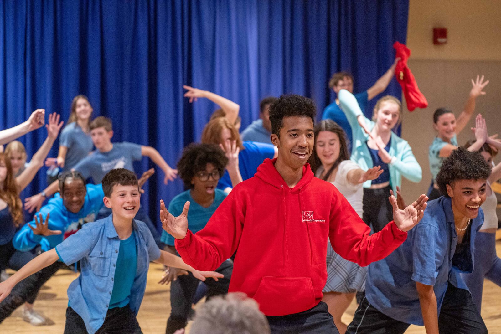 Sebastian (Mason Melvin) leads a song and dance celebration "Under the Sea." PHOTO BY MATT SILVER