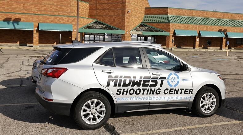 A former Kroger store in Liberty Twp. is being converted into an indoor shooting range and retail outlet. The Midwest Shooting Center will feature 20 indoor shooting lanes and $1.2 million in firearms and related products, according to company officials. Located at 5420 Liberty Fairfield Road, the former Kroger building, just north of the Route 4 intersection, is now undergoing the interior renovation work for an opening in spring 2023. (Photo by Nick Graham\Journal-News)