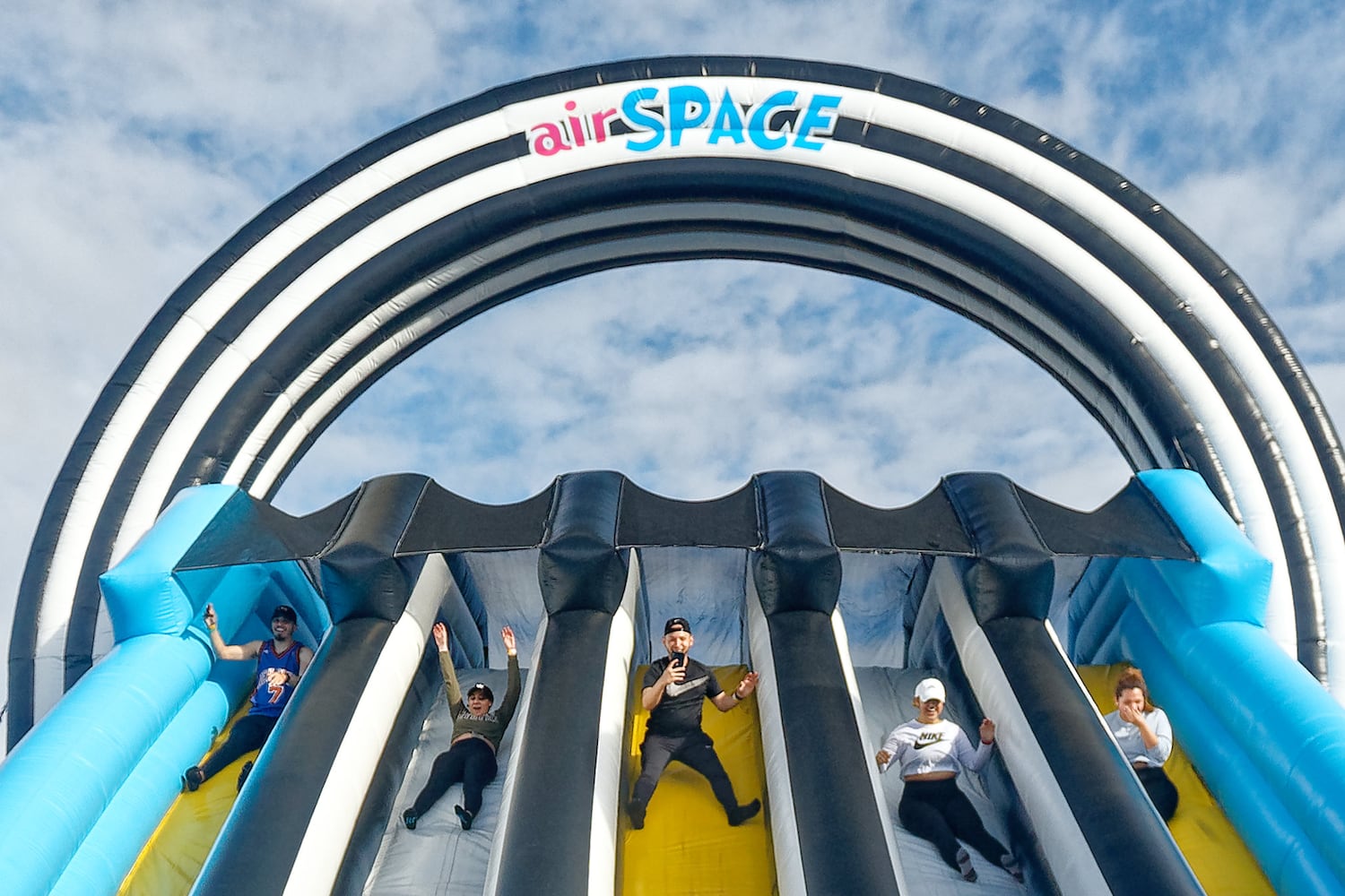 PHOTOS: The World’s Largest Bounce House is inflated fun