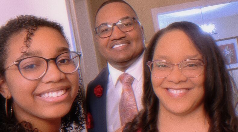 Reggie Berard, his wife Tanya, and their teenaged daughter Kamdyn of Troy still work to spread the message of their faith throughout the pandemic in alternative forms of communication.