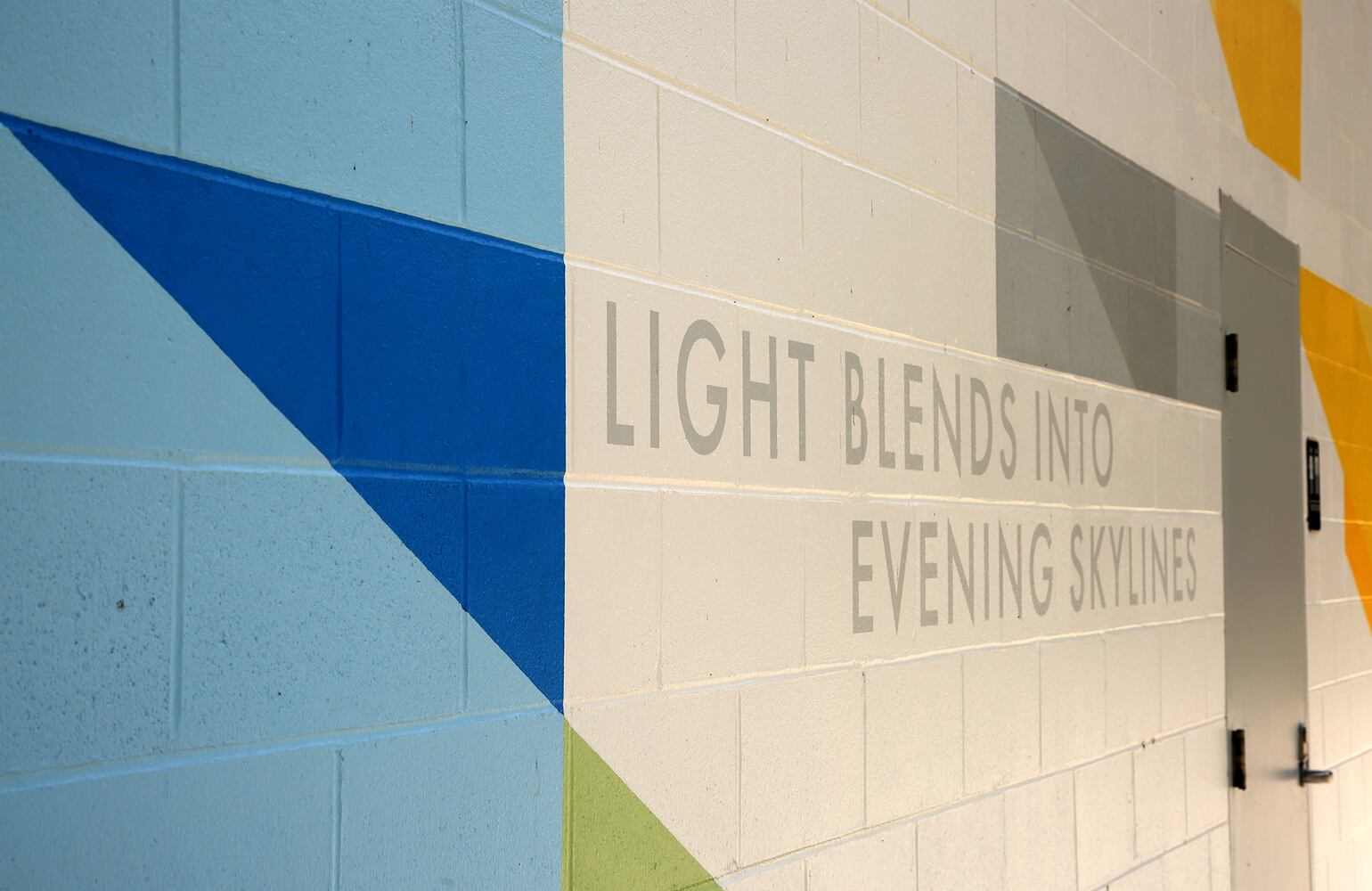 PHOTOS: The completed Levitt Pavilion mural is a combination of shape, color and poetry
