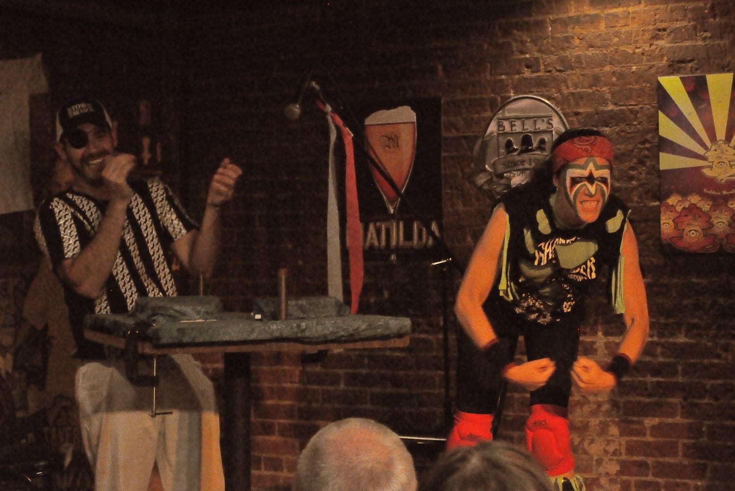 Star Wars-themed ladies arm wrestling in Oregon District