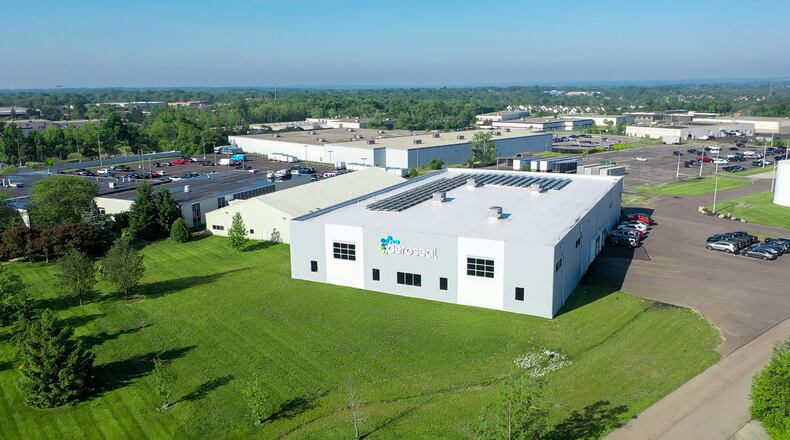 Aeroseal, which is headquartered in Miamisburg, has grown from 240 employees a year ago to 300 employees today. CEO Amit Gupta said the company projects to add another 50 jobs there within the next six to 12 months. CONTRIBUTED
