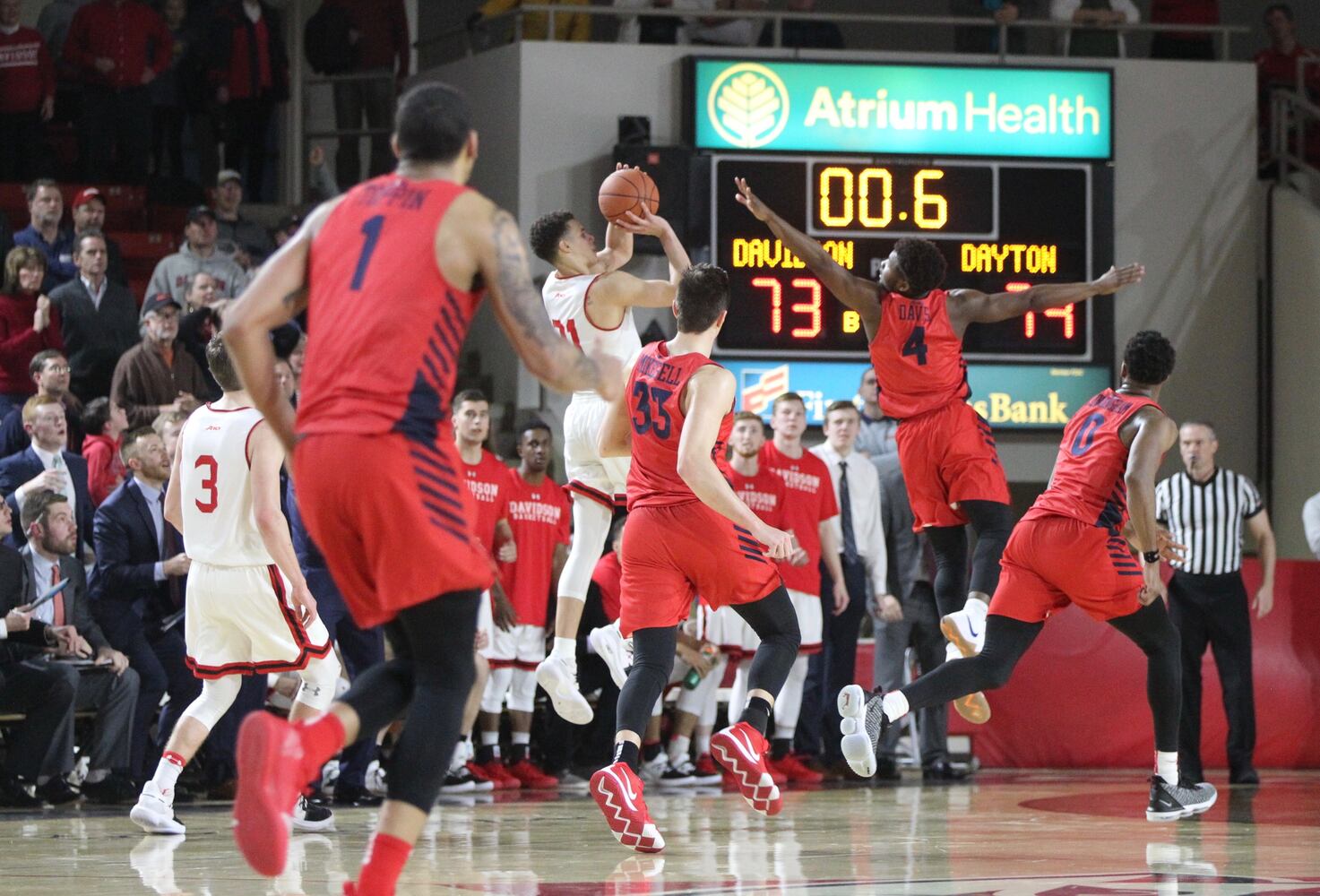 Twenty photos: Dayton Flyers vs. Davidson Wildcats