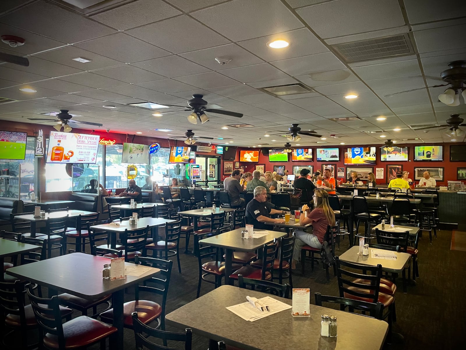 Bunkers Sports Bar & Grill is located at 893 E. National Road in Vandalia. NATALIE JONES/STAFF