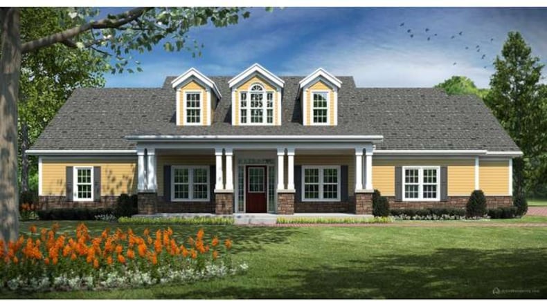 Brentwood Builders’ home in Cedarville is showcased in the 2016 Dayton Homearama. PROVIDED