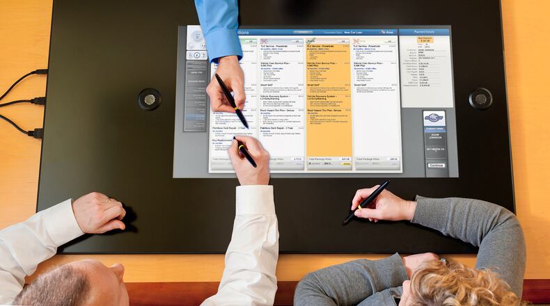 Reynolds and Reynolds in Kettering was ranked seventh in the ranking of the Top 10 companies, right behind Facebook and before Google.